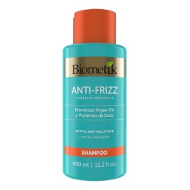Biometik Shampoo Anti Frizz Moroccan Argan Oil Y Proteínas