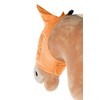 HKM Hobby Horsing Mesh Fly Mask for Hobbyhorse (Orange)