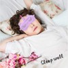 Forlady unicorn sleeping mask, plush cartoon mask for children and