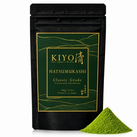 Kiyo Matcha Matcha ceremonial Hatsumukashi Uji de grado clásico polvo de té verde matcha japonés puro de primera cosecha, de grado ceremonial, de Uji 