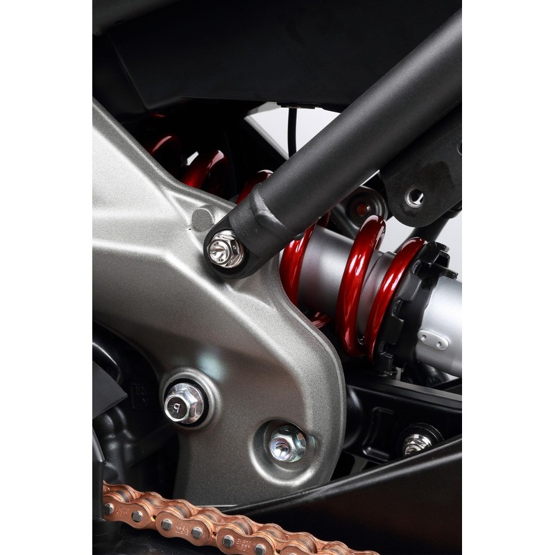 ジータレーシング(ZETA RACING) チタン フランジボルト M10×70mm P=1.25 1本 (ワイヤーロック穴 付き) ダートフリーク
