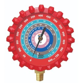 Uniweld Manifold Gauge G439ND A2L Red High 3-1/8in R-32/R-454B/R-