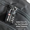 Master Lock Black TSA-Approved Luggage Lock with Wide Lock Body