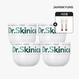 Dr. Skinica 크레마카라콜 에브리데이 수딩 크림 촉촉 알로에 수분 300ml 4개 + 아이크림2 증 정 Crema Caracol Everyday Soothing Cream Moisturizing Aloe Hydration 300ml 4 Pack + Eye Cream 2 Bonus