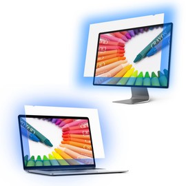 Sview Blue Light Blocking Screen Protector for 14.1 inch Diagonal Laptop Anti-UV Eye Protection Filter Film - Blue Light Cut Filter for Widescreen Laptop (286 x 214 mm)
