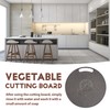 Kopinma Cutting Board Plastic Kitchen Cutting Board Round Baking Board