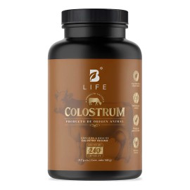 Calostro Bovino De 240 Cpsulas De 700 Mg. 100 Puro. B Life Sin Sabor                                                                                  