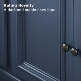 KILZ Tribute Cabinet Paint & Trim Paint, Interior/Exterior, Semigloss, Ruling Royalty, 1 Quart