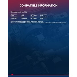 KAX Front Quick Struts for Forte 2010-2013, Forte Koup 2010-2013 Front Shocks Complete Struts Assembly with Coil Spring Set of 2, Replace 172720 172721