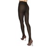 Melas Mujer opaco de microfibra Shaper Tights, Azul marino oscuro,