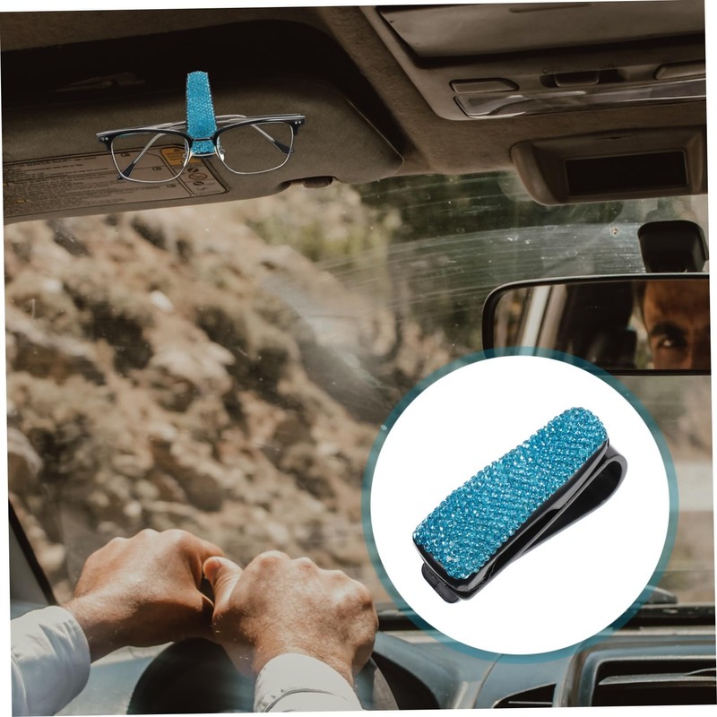 SUPVOX Car Visor Sunglasses Holder Clip-on Decorative Holder Protects Stores