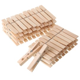 Mr. Pen- Wooden Clothes Pins, Natural Wood, 50 Pack, 2.9 Inch, Rust Resistant Clothes Pins Wooden, Clothes Pins for Classroom, Clothes Pins for Crafts, Large Clothes Pins Wood, Wooden Clothespins
