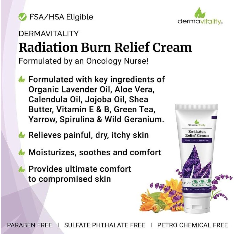 Radiation Burn Cream for Radiation Therapy Patients - Size: 6
