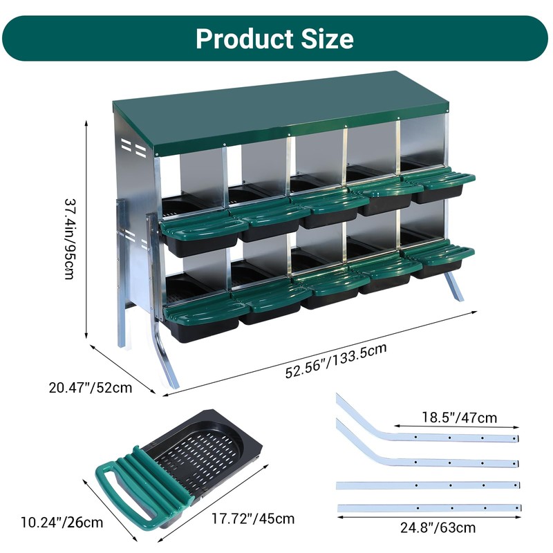 Nesting Boxes for Chickens, Chicken Nesting Box, Roll Away Nesting