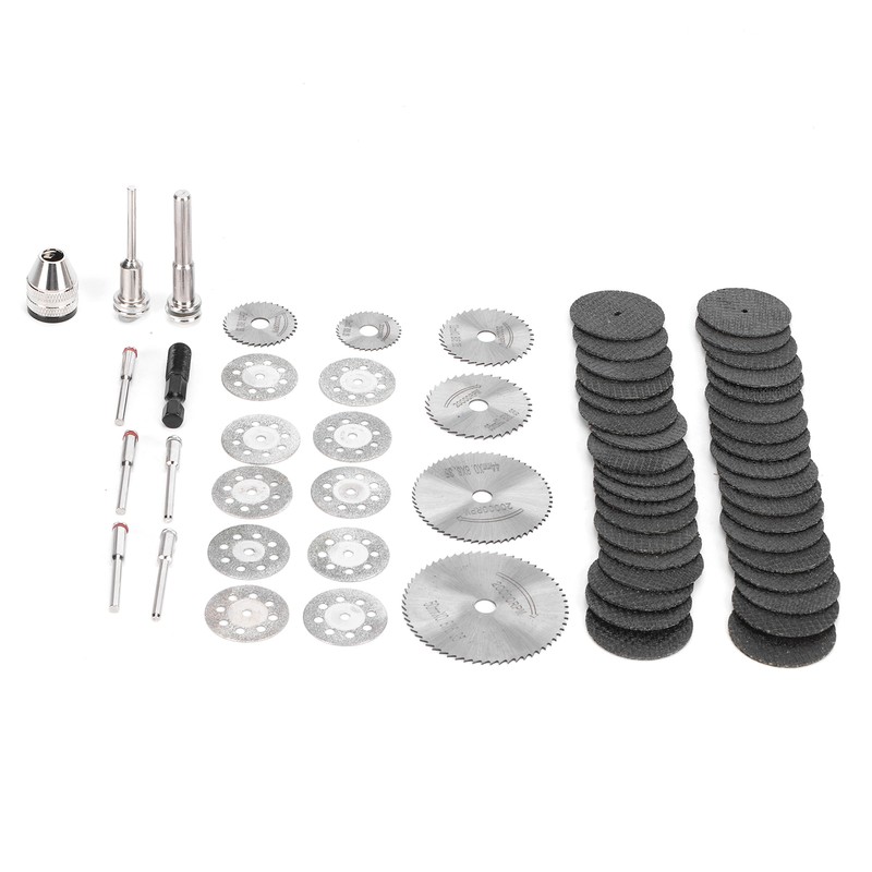 60Pcs/Set Cutting Disc Saw Blade Chuck Set for Electric Drill