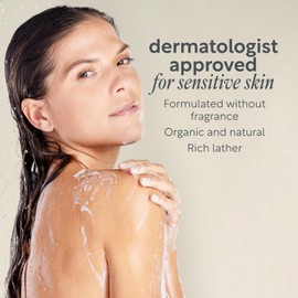 Lucy Bee Certified Organic & All Natural Soap Bar 4 Pack | Moisturising & Rejuvinating | Dermatologist Approved for Sensitive Skin | Unscented & 100% Palm Oil Free, 150g x 4