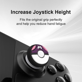 Thumb Grip Caps for Steam Deck OLED,Silicone Thumbsticks Grips Joystick Caps for Steam Deck LCD,Analog Stick Grips Button Covers for Steam Deck (D-Mix)