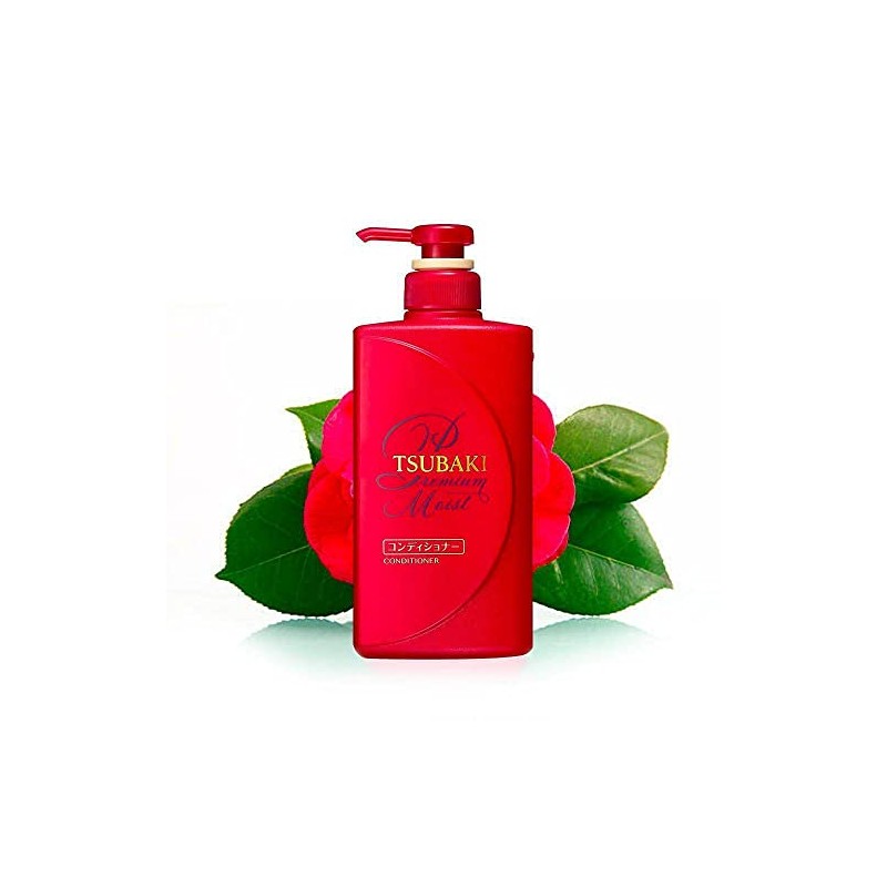TSUBAKI Premium Moisturizing Hair Conditioner Bottle, 16.2 fl oz (490