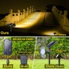 ROSHWEY Outdoor Solar Lights, 600LM Solar Garden Lights Waterproof Solar