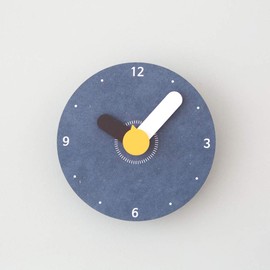 MODIRNATION Retro Modern Wooden 'Mini' Wall Clock, Simplistic, Fashionable and Stylish, Silent Quartz Mechanism, Quality Materials Made from Eco-Friendly MDF and Bamboo, Decor for Home/Office (Blue)