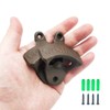 2PCS Cast Iron Wall Mounted Bottle Opener Vintage Rustic with