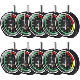 SAFELIFE Tire Tread Depth Gauge, 10 Pack Dial Type Tire Tread Depth Gauge Professional for Motorcycle, Car,Truck and Bus,Easy Reading Tyre Tread Depth Gauge in 32nds