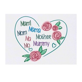 'Mother Heart' Temporary Tattoo - Water Resistant, Skin-Safe, Non-Toxic Transfer (TO00084765)