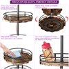 Heavy-Duty 3-Tier Lazy Susan Organizer, Adjustable to Different Heights, Countertop
