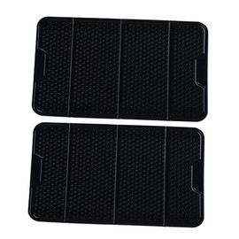 Operitacx 2 Stück Silikon Pad Matte Faltbarer Auto Armaturenbrett Halter Organizer für Handy Schlüssel Sonnenbrillen Geldbörse Temperaturbeständig Waschbar