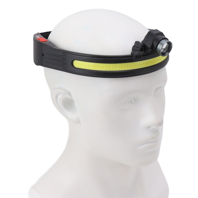 LED COB Head Light 10 Modes Zoomable Rechargeable Super Bright