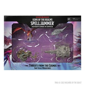 WizKids D&D Icons of The Realms: Ship Scale - Threats from The Cosmos - 4 Piece Mini-Figure Set, Dungeons & Dragons