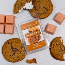 The Candle Daddy Cream Pie'd - Oatmeal Cream Pie Scented Melt - 1 Pack - 2 Ounces - 6 Cubes - Poured in USA