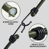 Pluvios Bungee Ropes with Hooks Heavy Duty Outdoor 10 Pack