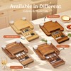 SMIRLY Charcuterie Board Set - Large Bamboo Cheese Board for