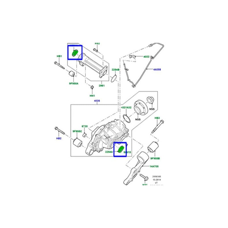 GENUINE DRIVESHAFT SEAL AXLE COMPATIBLE WITH LAND ROVER RANGE ROVER