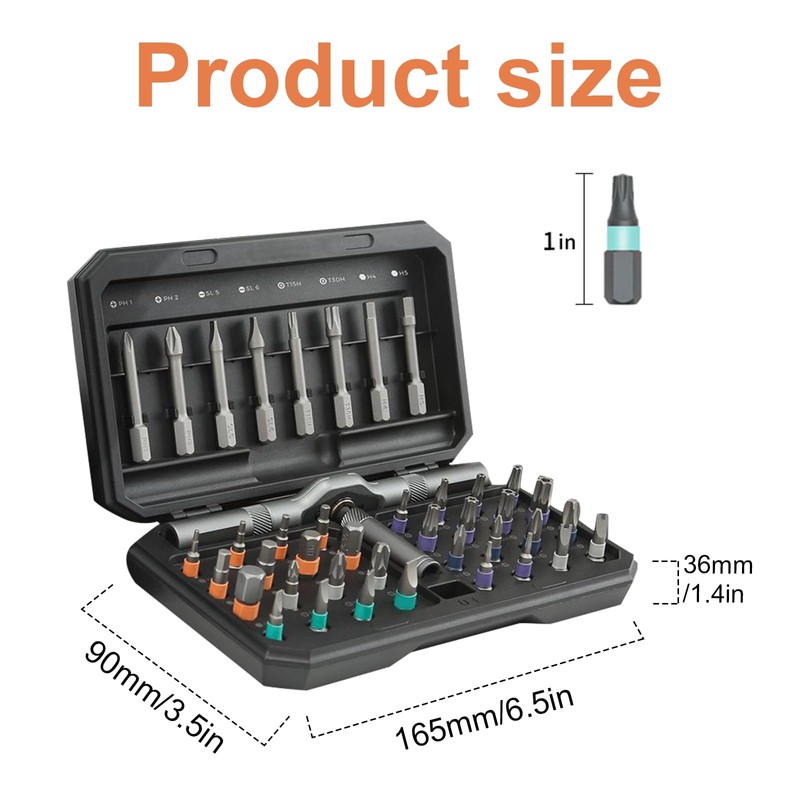 42 in 1 Magnetic Screwdriver Set, Precision Screwdriver Set with