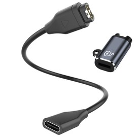 USB C Female Charging Cable for Garmin Watch Fenix 7 7S 7X 6 6S 6X 5 5S 5X, Forerunner 965 945 245 45, Vivoactive 3 4 4s, Venu 2 2s,Instinct,USB-C Charger Cable for Garmin Watch,with a Charger Adapter