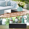 Chunful Black Acrylic Display Box Riser Trophy Base Acrylic Pedestal