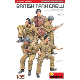 Miniart MIN35332 1:35-British Tank Crew-Special Edition, Various