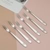 Callyne Set of 12 Mini Fruit Fork, Stainless Steel Two