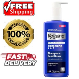 Rogaine Men’s Thickening 2-in-1 Shampoo + Conditioner 8.4 oz Hair Fuller