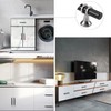 Rergy Cabinet Handles Drawer Pulls and Knobs, 10Pack Black and