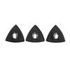 3 Piece Oscillating Triangle Sanding Pad, Multi-Tool Delta Sanding Pad