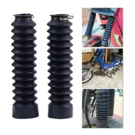 2pcs Cubrepolvo Cubre Amortiguador Moto Para Honda Italika                                                                                            