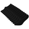 KONY No Show Socks Womens Non Slip, 6 Pairs Cotton