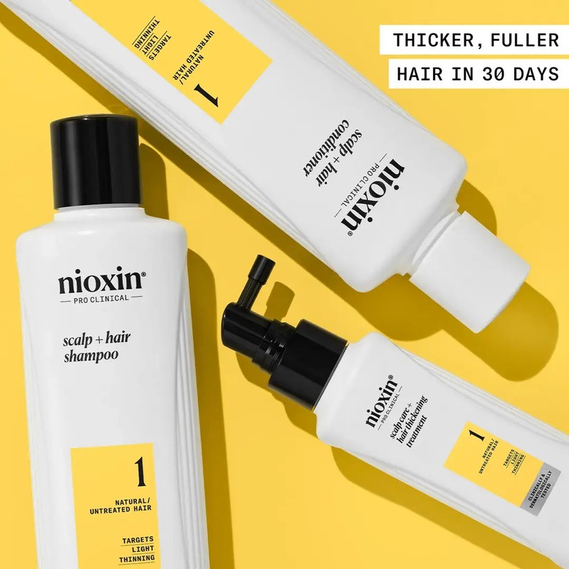 Nioxin Scalp + Hair Thickening System 1 Full Size Kit