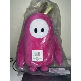 Moose Toys Fall Guys Plush Ultimate Knockout Original Med Pink Stuffed Animal Moose Toys