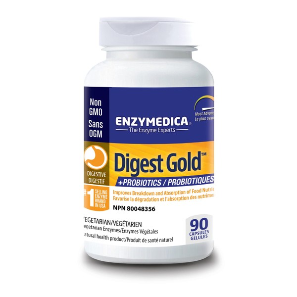 Enzymedica Digest Gold with Probiotic 90 Capsules