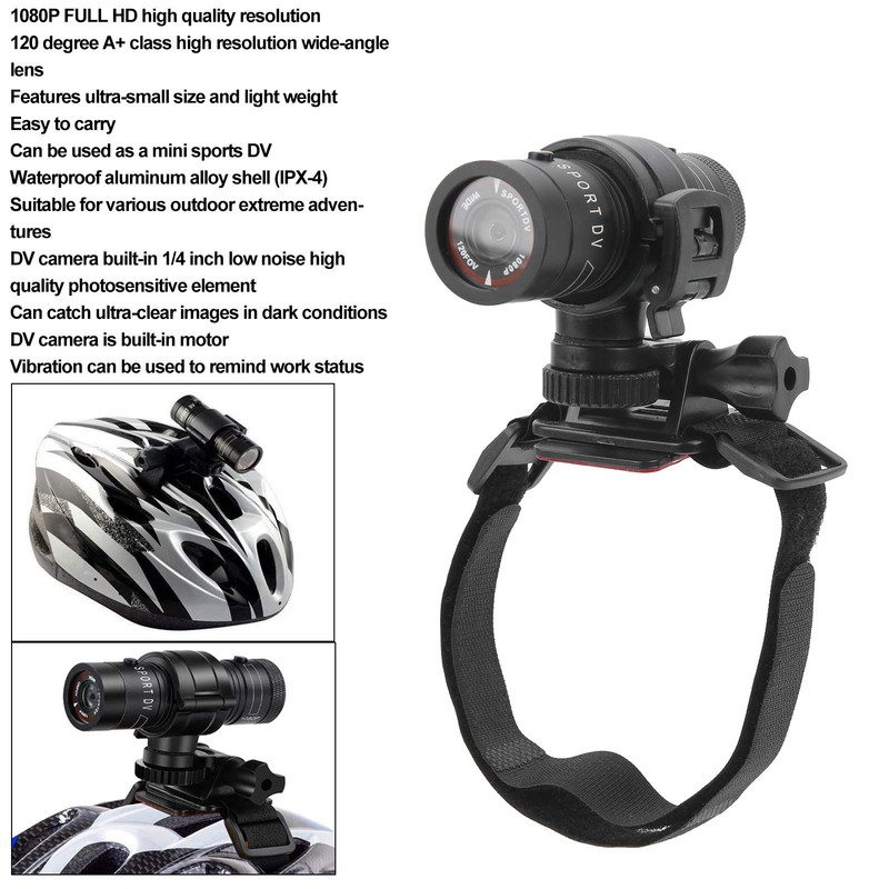 Motorcycle Video Recorder with Mic 1080P FULL HD Wide Angle