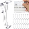 2.5 Inch Valance Clips for Horizontal Blind Valance (24 Pieces)